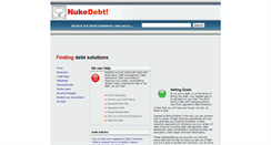 Desktop Screenshot of nukedebt.com